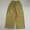 Pantalones Anchos Arrugados para Mujer, Cintura Elástica con Cordón, Pantalones Largos, Nuevo Estilo Primavera, Corte Holgado, Adelgazantes, Pantalones Casuales Versátiles