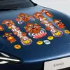 Couplet Magnético para Carro do Ano do Cavalo 2026 Novo Ano Deus da Riqueza Adesivo de Carro Traga Riqueza e Tesouro Gato Festival da Primavera Decoração de Desenho Animado