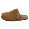 Chinelos Birkenstock 2026 Fechados para Uso Externo Slip-on Outono/Inverno Semi-preguiçosos Tendência Moda Mules Retrô Novo Estilo