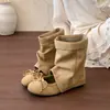 Sandálias de sola grossa que aumentam a altura para mulheres, novas sandálias de tornozelo estilosas e da moda para o verão de 2026, sandálias estilo romano, sandálias populares, botinhas