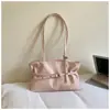Bolsa Tote Simples, Casual, Estilosa, de Grande Capacidade, Nova para o Verão 2026, Moda para o Dia a Dia, Texturizada, de Ombro Único, para Usar sob o Braço, para Mulheres