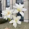 3 Flores de Lírio Artificiais Novas, Lírios Falsos para Casamento e Decoração de Casa, Atacado