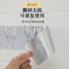 Ganchos Adhesivos Fuertes de Plástico para Ropa, Ganchos Transparentes sin Rastro para Puerta de Cocina, Ganchos para Abrigos Montados en la Pared sin Perforaciones