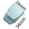 Partes de tarjetas pequeñas Partes de tarjetas de plástico Partes de tarjetas para expositor de papel Partes en forma de U Clips en U de plástico Clips pequeños blancos y negros