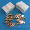 Conector de equipamento automotivo chicote de fios de alta potência conector 2P plugue macho e fêmea para carro elétrico conector par 6,3mm