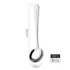 Venta al por mayor transfronteriza 1010 acero inoxidable cuchara cuchillo y tenedor juego de vajilla engrosado hotel postre cuchara de café LOGOTIPO