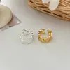 Anillo Abierto de Malla Hueca de Venta Caliente Transfronterizo para Mujer, Simple y Elegante, Anillo Versátil para el Dedo Índice, Accesorio de Joyería