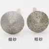 Hebilla de seguridad de aguja D en forma de paraguas herramienta para tallado en jade con aguja de amolar herramienta de tallado con cabezal de amolar de diamante herramienta de triángulo invertido en forma de paraguas
