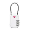 Cerradura de código aduanero TSA para equipaje mochila gabinete de almacenamiento cajón plástico candado pequeño de 3 dígitos código aduanero TSA