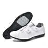 Conjunto de Sapatilhas de Ciclismo com Travas Novo 2025, Sapatos de Bicicleta com Sola Rígida Transfronteiriços, Sapatilhas de Mountain Bike com Travas, Sapatos de Ciclismo Masculinos Sem Travas