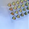 Adesivos de Diamante Roxo com cola brinquedo único strass cor acrílico Adesivos de Diamante estrela de cinco pontas em forma de coração coração de pêssego Diamante