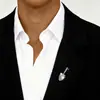 Broche de Textura Retro Transfronterizo Europeo y Americano Dibujos Animados de Animales Alas Corsage Pin Estilo Palacio Accesorios para Hombres