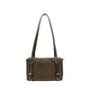 Bolso cuadrado pequeño retro estilo coreano al por mayor para mujer, nueva colección otoño 2026, color liso, bolso de hombro simple, bolso cruzado para el día a día