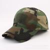 Boné de beisebol para atividades ao ar livre com camuflagem tática, boné de beisebol esportivo com velcro