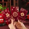 Sobre Rojo Especial para Bodas Bolsa de Sobre Rojo 2026 Nuevo de Gama Alta Boca de Cambio Diez Mil Yuanes Ceremonia de Compromiso Bolsa para Sellar Tamaño Grande Uno en Diez Mil