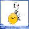 Pulsera Pandora S925 de Cobre Blanco Plateado para Mujer con Cuentas DIY Cuentas Sueltas Colgante de Cuenta Pulsera Regalo para Amante
