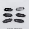 Bolsa de Veludo para Joias Personalizadas Marca Matar Produção Caixa de Pedra Preciosa Jade Etiqueta de Metal Chapa de Ferro Cortada