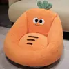 Almofada de Chão com Encosto Integrado para Uso Doméstico, Adequada para Ler no Chão, Assento Preguiçoso Tatami, Almofada Espessa para Varanda, Removível e Lavável