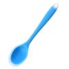 Colher de silicone resistente a altas temperaturas com minhoca, colher pequena para estudante, colher misturadora para suplemento alimentar de bebê em estoque, atacado
