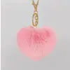 Acessórios de Chaveiro Coração Peludo de Pêssego Imitação Amor Pelúcia Joia Pingente Mala Acessórios Multifuncionais Acessórios Decoração