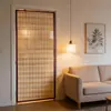 Cortina de Puerta de Bambú Verano Nuevo Estilo Cortina de Bambú Repelente de Mosquitos Transpirable Ventilado Persiana Enrollable Uso en Todas las Estaciones Cortina de Bambú Doméstica Anticuada Cortina Colgante