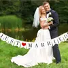 Confesión romántica transfronteriza de propuesta de matrimonio y fiesta de izamiento de bandera diseño baúl recién casados decoración del día de San Valentín