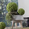 Planta de simulación flor artificial bola bola verde bola de césped de Milán juego decoración del hogar escena boda bola de musgo