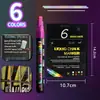 Pluma para Pizarra Luminosa, Pluma Especial para Pizarra Fluorescente, Marcador Fluorescente, Pluma para Letrero Luminoso Electrónico LED Borrable Nocturno Venta al por Mayor