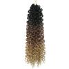 Trenza de Ganchillo de Cabello Sintético de 14 pulgadas Rizos Pequeños Africanos Extensiones de Cabello Sintético