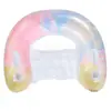 Suministro Transfronterizo de Modernas Esteras Flotantes con Forma de Lazo y Forma de U con Lentejuelas, Camas de Agua Inflables, Tumbonas de Piscina y Equipos de Juego Acuático