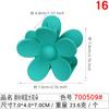 Versión coreana de la nueva venta caliente con el mismo clip rojo de Internet con forma de flor grande, horquilla de hada para niña, pinza para el cabello, pinza para cola de caballo, joyería