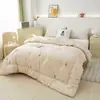 Clase Fuente una Colcha de Algodón Tejido y Fibra de Soya Colcha de Invierno Colcha de Primavera y Otoño Colcha Fresca de Verano Colcha para Aire Acondicionado Colcha para Dormitorio Estudiantil