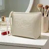 Moda Europeia e Americana Estampa de Leopardo Material de Mergulho Bolsa de Cosméticos Design de Nicho Bolsa para Batom e Cosméticos Bolsa de Higiene Pessoal Portátil para Viagem