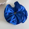Simple y Sofisticado Lazo para el Cabello Grande de Tela Morada Estilo Coreano, Lazo para Moño de Color Sólido