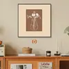Pinturas Decorativas Vintage Estilo Francês, Murais Artísticos Personalizados para Hotéis, Pinturas de Plantas e Flores para Pousadas, Arte de Parede para Restaurantes, Pinturas para Hall de Entrada