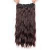 Peluca para Mujer Cabello Largo de Una Pieza Ondulado al Agua Rizado Simulación Pieza Invisible para Fijar el Cabello Parche Esponjoso Sin Marcas