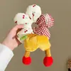 Lindo Scrunchie de Flor de Trasero de Mickey Puntos Dibujo Animado Lindo Goma para el Cabello Muñeca 3D Rodete Cola de Caballo para Mujer
