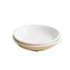 Xyt Cerámica Blanca Pura Plato Pequeño Plato Pequeño para Sabor Plato Pequeño Plato para Escupir Huesos Restaurante Tienda de Desayunos Hogar Plato para Tinta Porcelana Pasta de Color