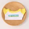 Atuendo de serie de muñeco de peluche Labubu de 17 cm para fiestas sentado, disfraz de estilo deportivo casual