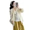 Conjunto de Moda Gestante Primavera e Verão 2026 Novo Estilo Estilo Preguiçoso Roupa de Gravidez Vestido Calça de Pernas Largas Conjunto de Três Peças para Gestante