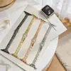 Correa de Metal Hexagonal de Panal de Abeja para Reloj Compatible con Apple Watch iWatch 12ª Generación 11/10
