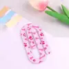Novos Clips de Papel Acrílicos Transparentes Criativos, Clipes Coloridos Fofos para Documentos, Provas, Livros e Decoração