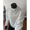 Nueva Colección Primavera 2026 Camiseta de Manga Larga Texturizada Sudadera Estilo Old Money para Hombre Chaqueta Pulóver Oversize