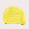 Gorro de natación de silicona para mujer, impermeable, antideslizante, de color sólido, para hombre, con alta elasticidad.