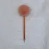 Caneta de pompom lisa e criativa, fofa e feminina, adequada para journaling, material de escrita para estudantes, caneta esferográfica de pelúcia atacado