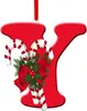 Ornamentos Criativos de Letras Inglesas Transfronteiriços Acrílico Plano Árvore de Natal Decoração de Festa em Casa Presente