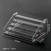 Soporte de Exhibición Transparente de Acrílico con Niveles para Almacenamiento de Labiales, Cigarrillos, Esmalte de Uñas, Accesorios para Transmisión en Vivo, Pantalla Multifuncional de Múltiples Capas
