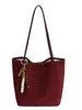 Bolsa de Grande Capacidade Feminina Outono e Inverno Versátil 2025 Nova Fosca Retrô Ombro Único Bolsa para Sogra Roupas Casuais de Trabalho Bolsa Tote