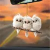 Adornos Colgantes Decorativos Planos Transfronterizos Acrílico Coche Nuevo Estándar Juego de Ocho Piezas Decoraciones Colgantes para Coche Vidrio Dibujos Animados