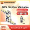 Fabricante de talha de placa de corrente, mesa ajustável contínua tipo C, circular, alternativa, tipo Z, personalização de talha vertical